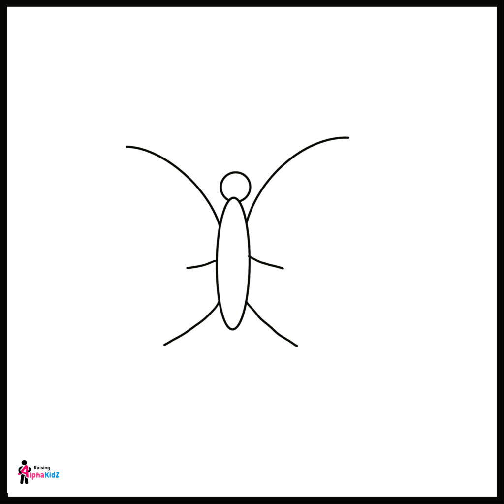 How to Draw Butterfly Easily for Kids