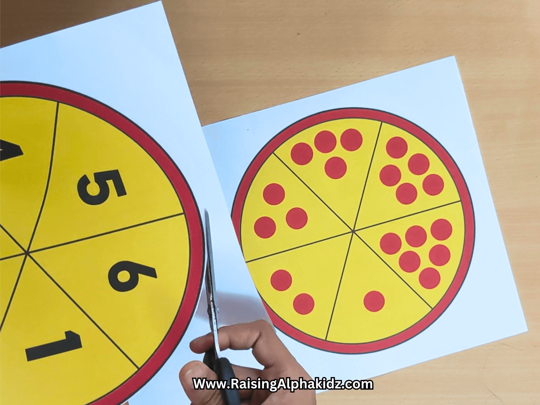 Learn To Count: How To Make Diy Math Pizza - Raising Alphakidz