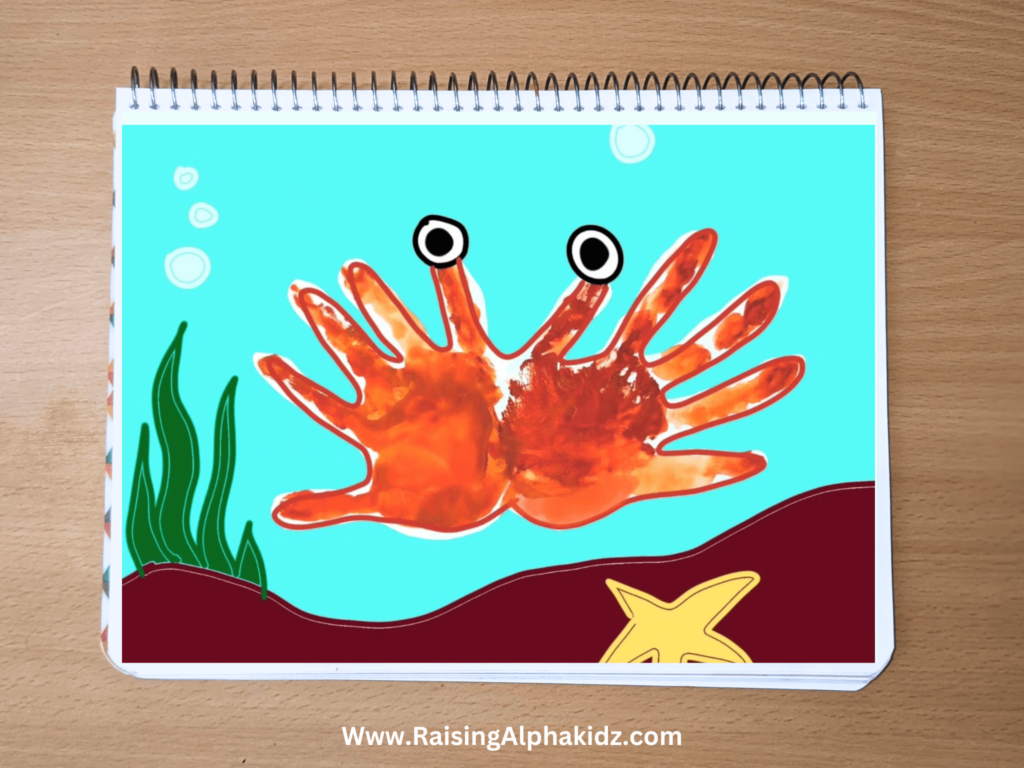 Crab Hand print 