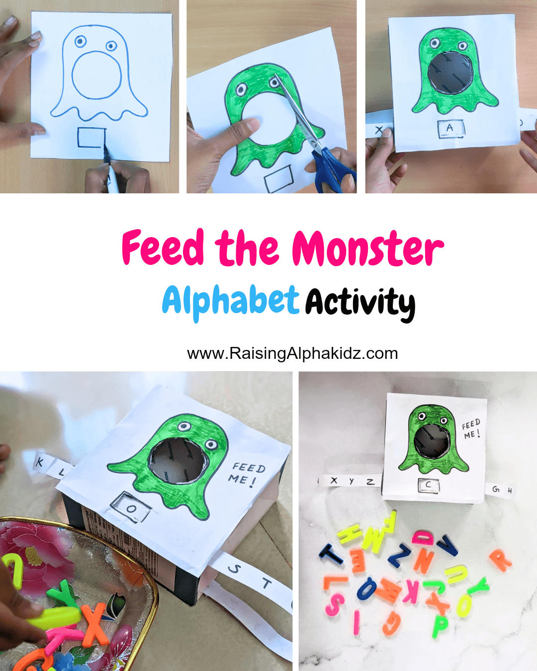 Feed the Monster: Alphabets Activity for Kids