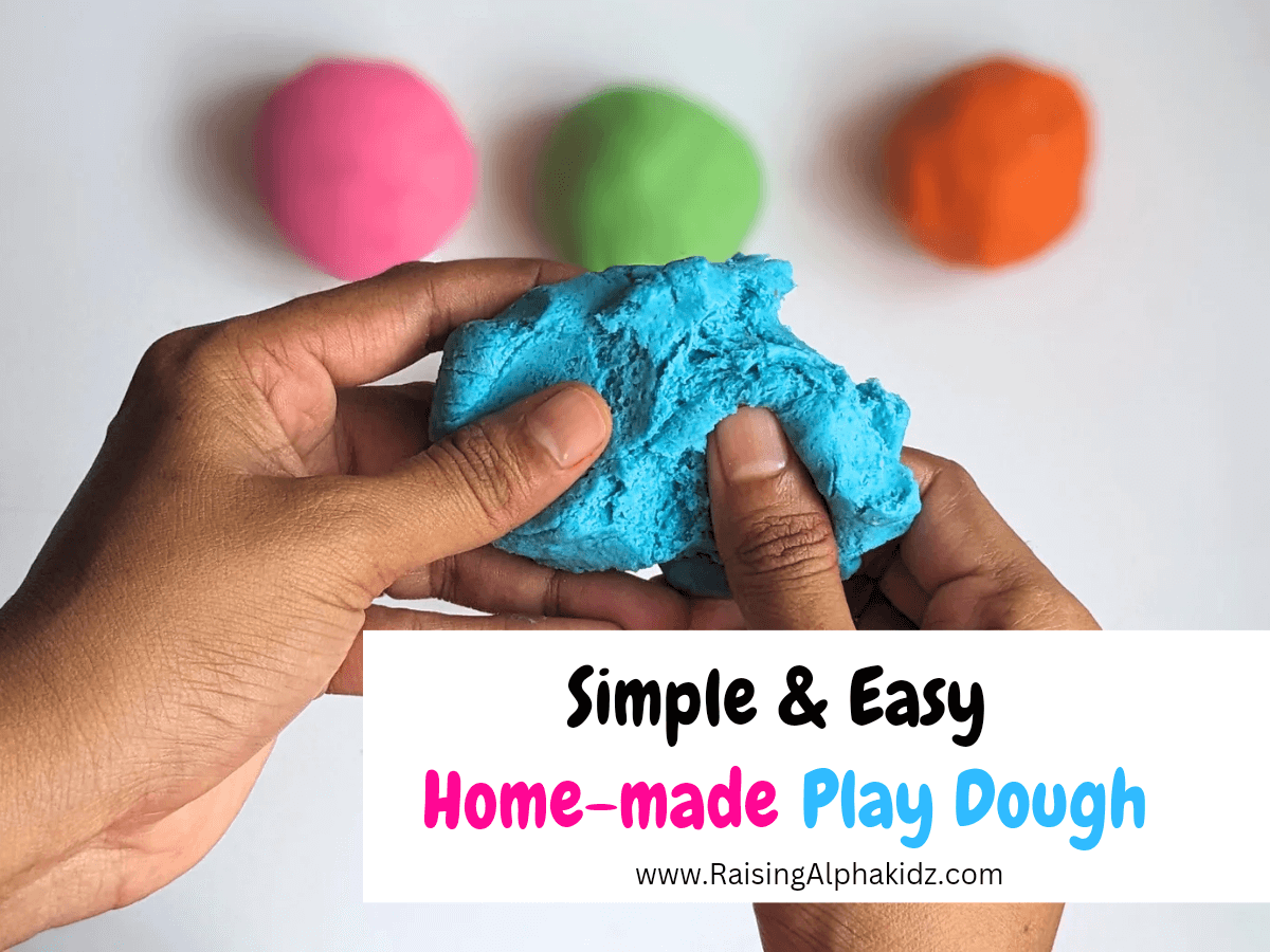 Homemade No Cook Play Dough