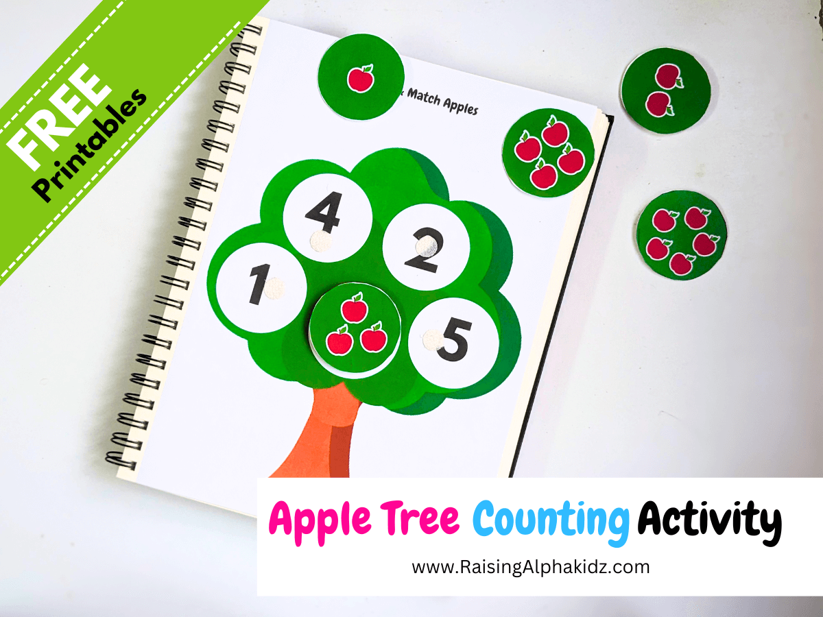 Apple Tree Counting Activity Free Printables