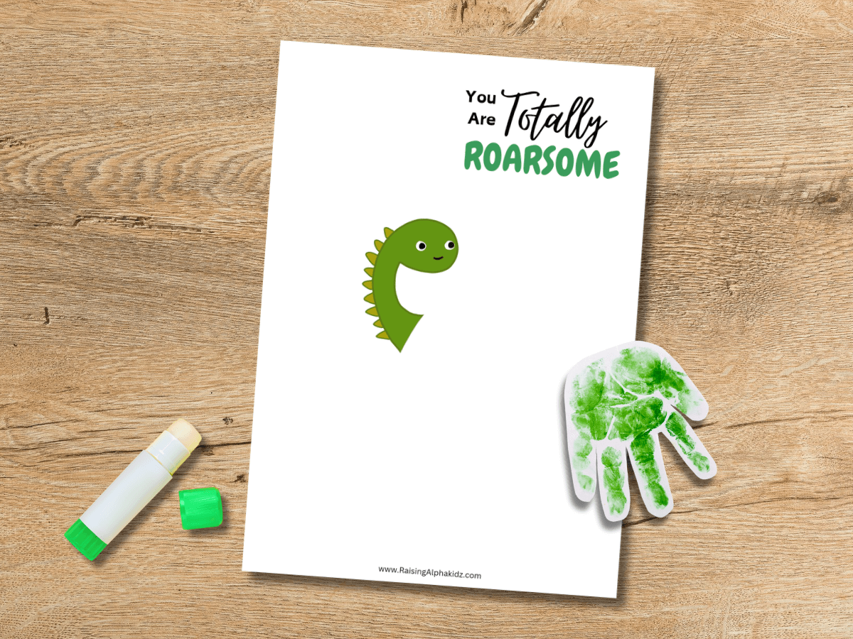 Easy Dinosaur Handprint Art Ideas With FREE Templates - Raising Alphakidz