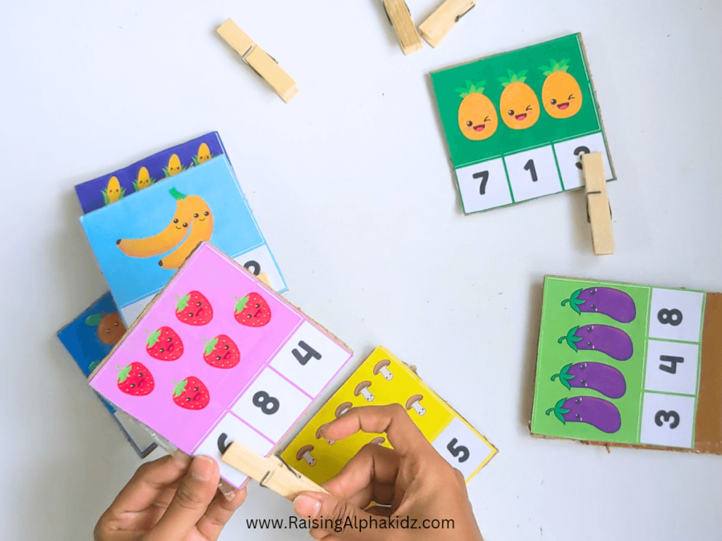  Count & Clip Cards Free Printables 