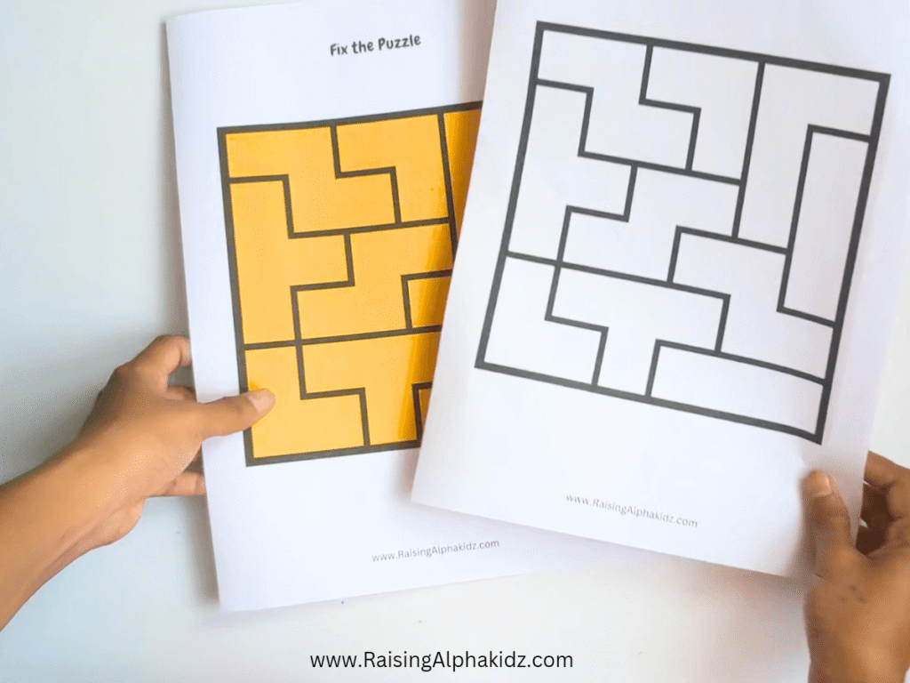 Step 1: FREE Printables for Making Puzzle For Kids