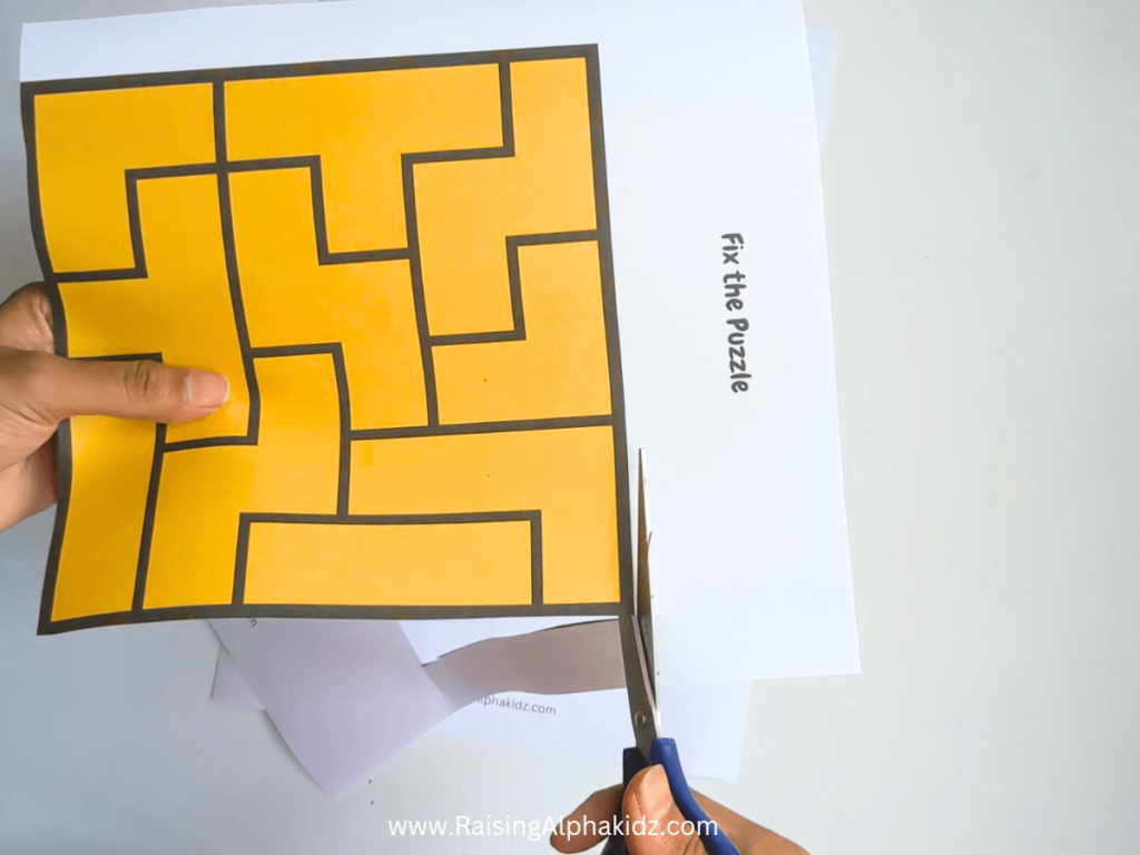 Step 2: Cutting The Puzzle Pieces