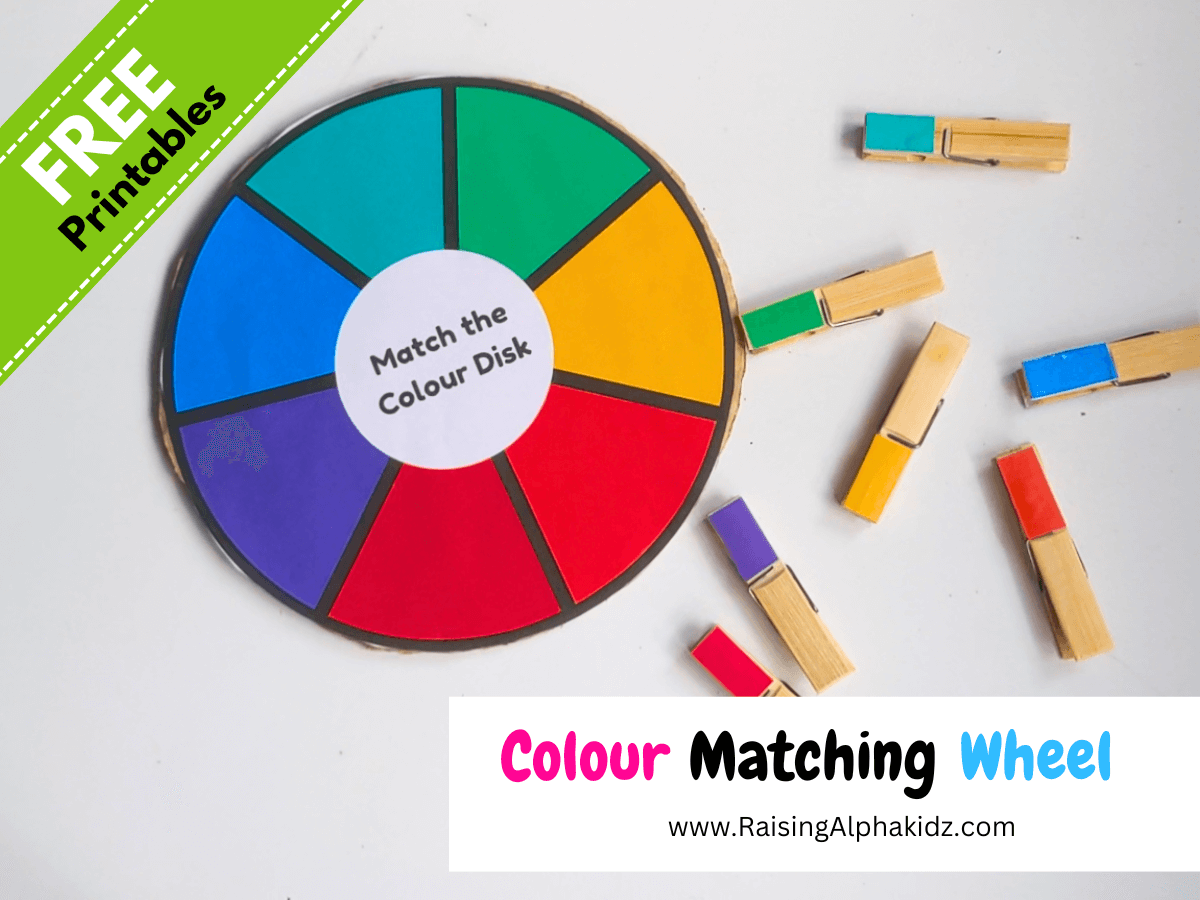 Colour Matching Wheel Activity