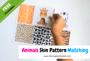 DIY Animal Skin Pattern Matching Cards