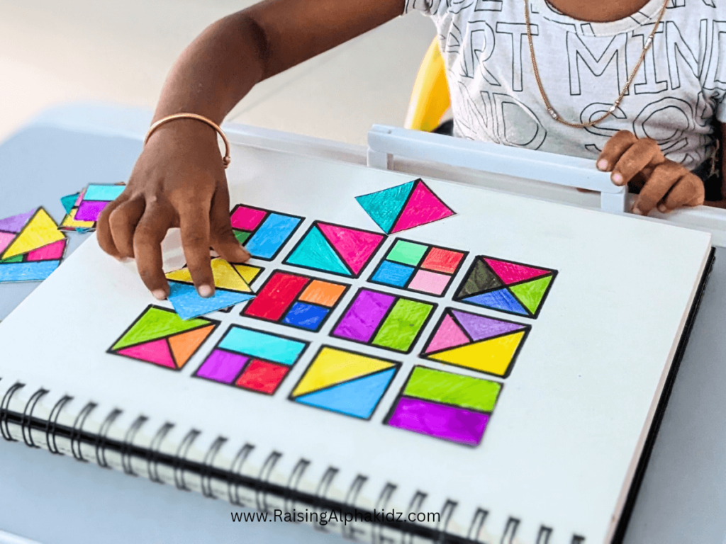 Color Pattern Matching Activity For Preschool