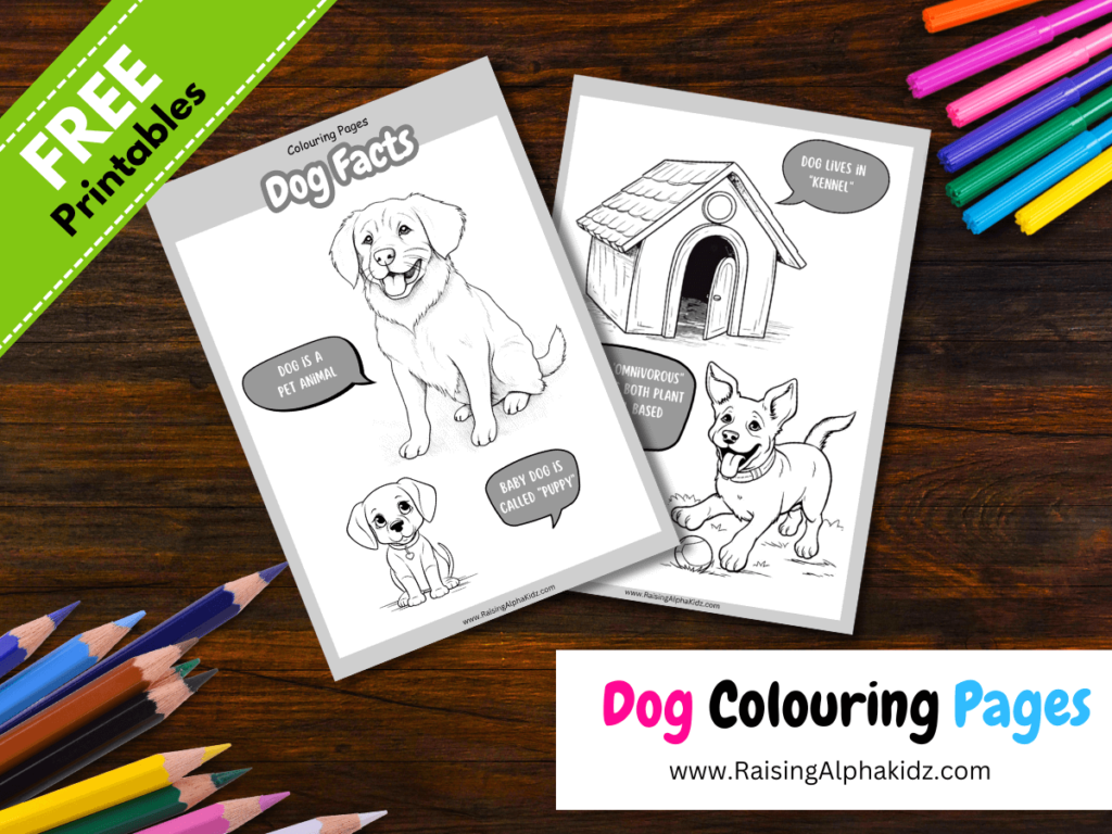 Dog Colouring Pages Free Templates