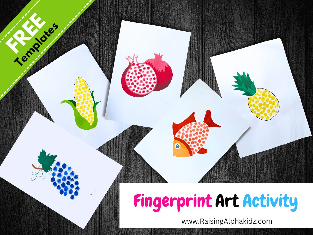 FingerPrint Art Ideas - Free Templates