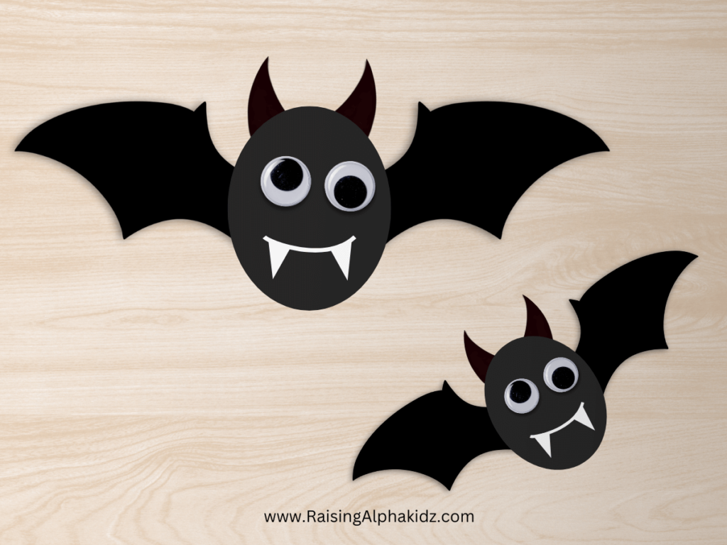 Halloween Bat Craft With Paper