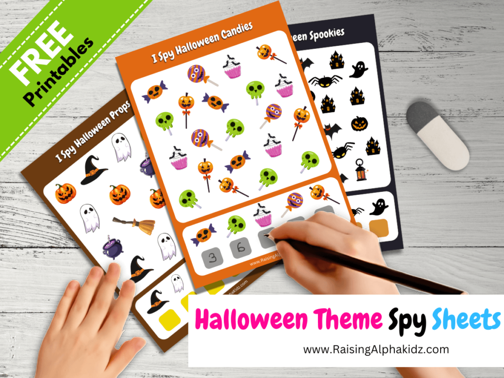 Halloween I Spy Sheets