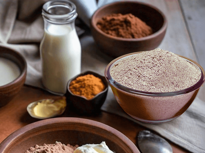 Ragi Chocolate Pancakes