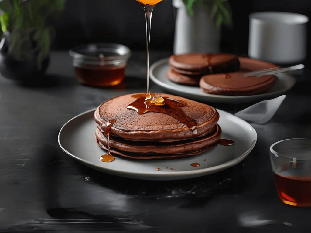 Ragi Chocolate Pancakes