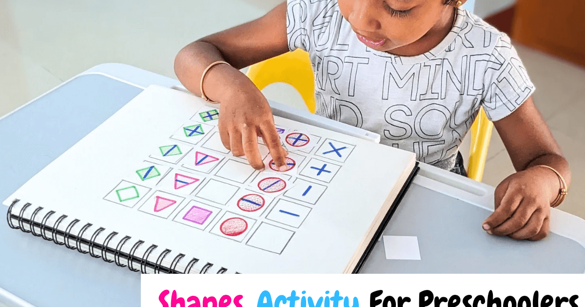 Shapes Activity For Preschool Kids