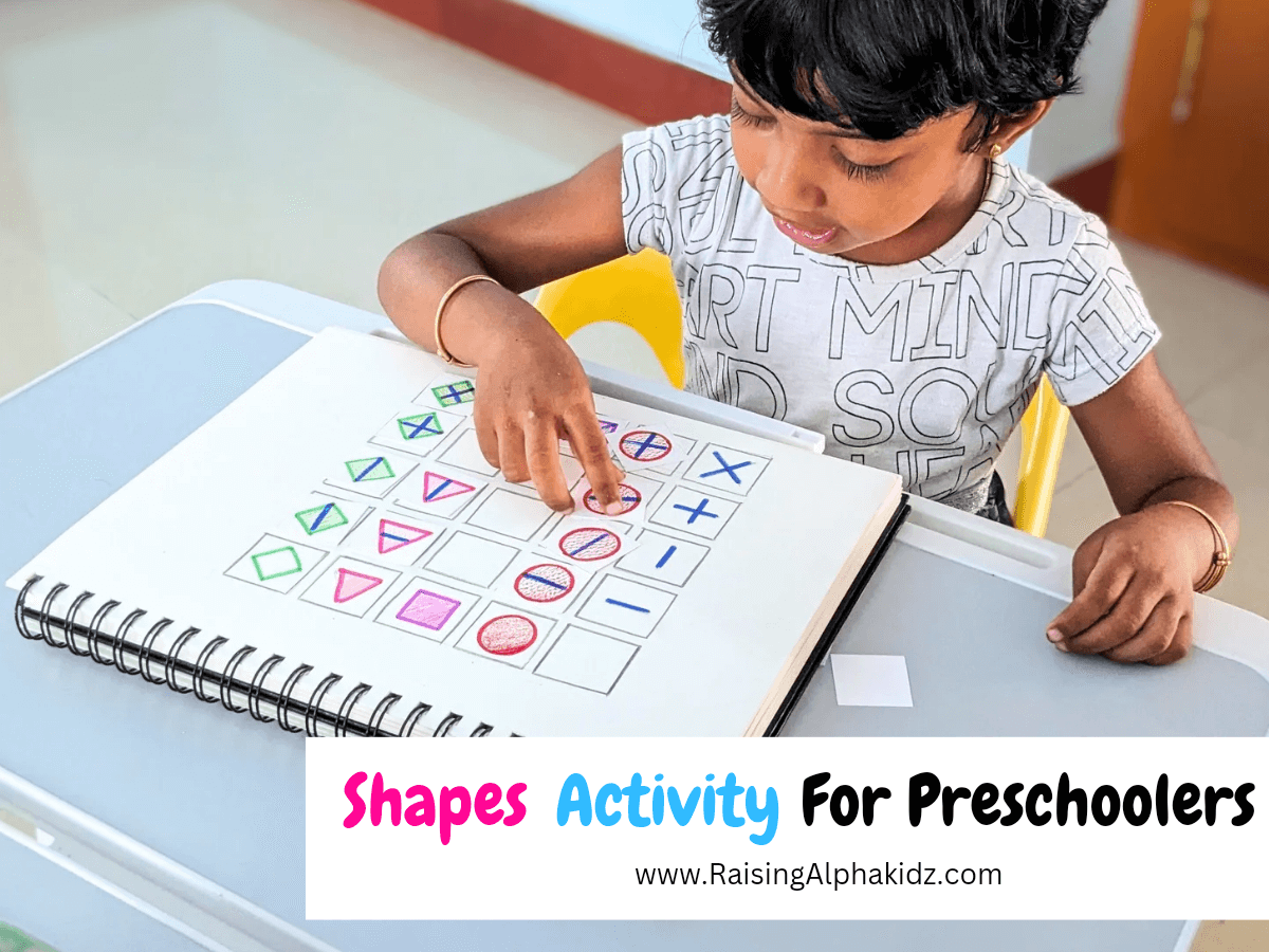 Shapes Activity For Preschool Kids