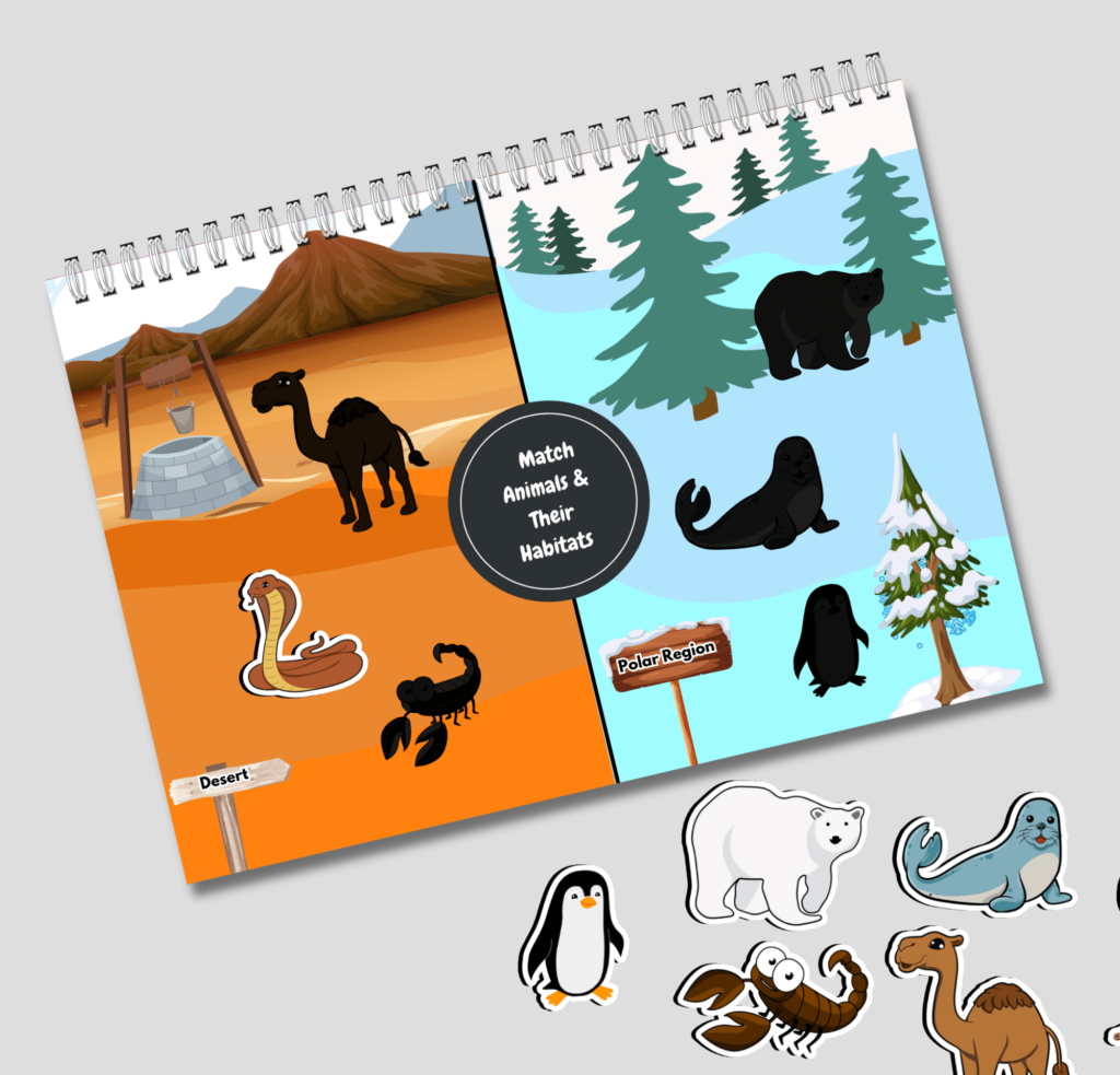 Animals And Their Young Ones Matching Worksheets - Free PDF » Raising ...