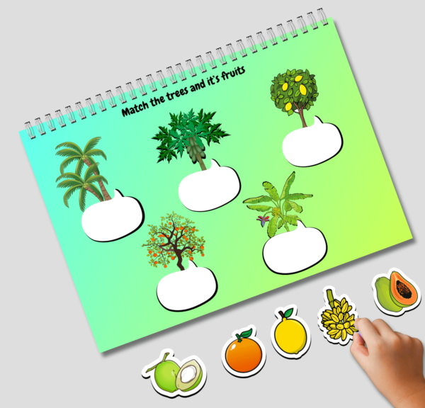 Fruits & Vegetables Busy Book Printable