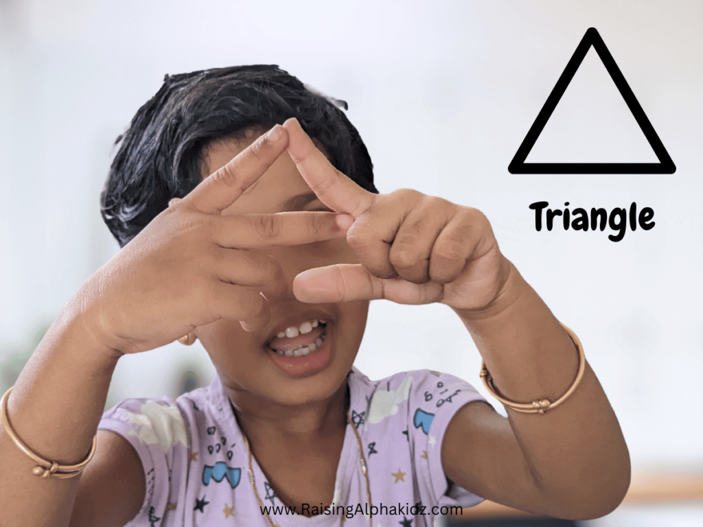 Teaching Triangular shape 