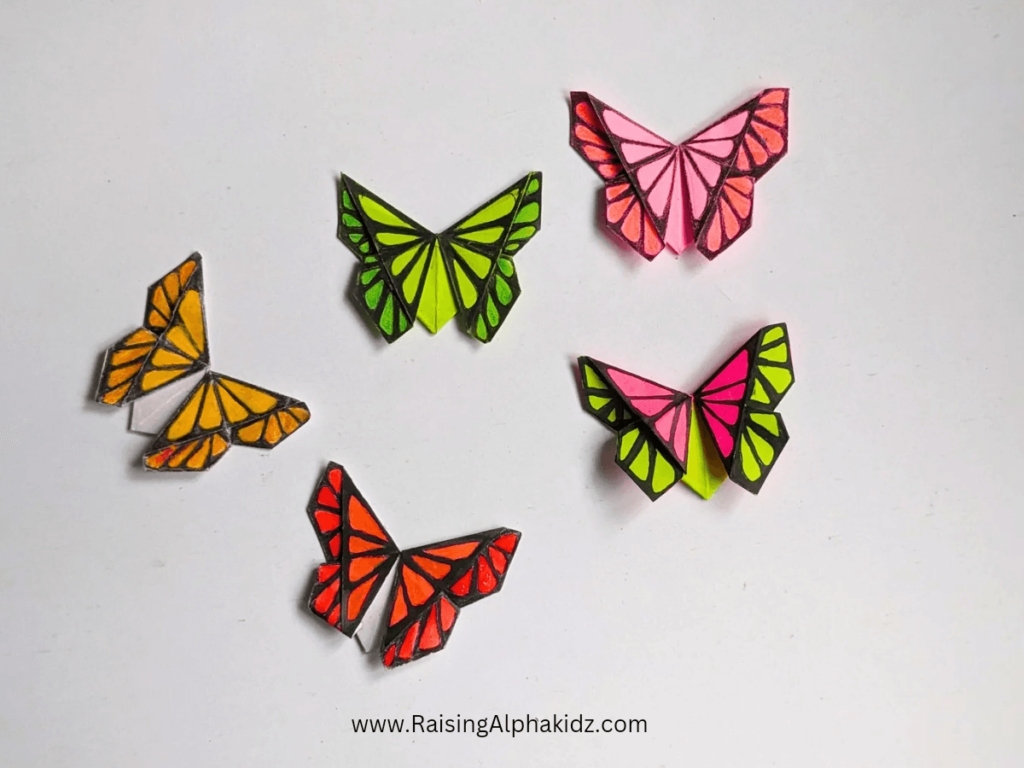 How to Make Origami Paper Butterfly Craft