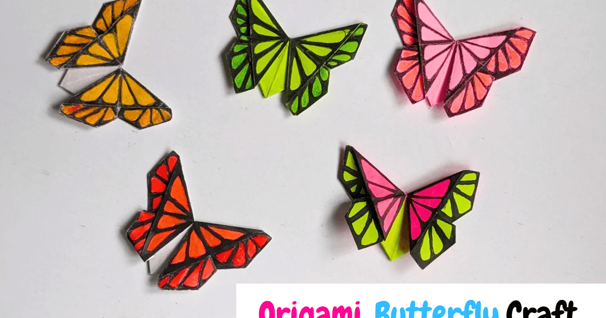 How to Make Origami Paper Butterfly Craft