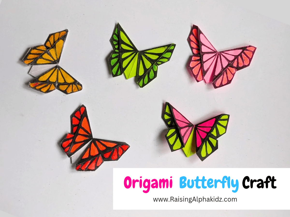 How to Make Origami Paper Butterfly Craft