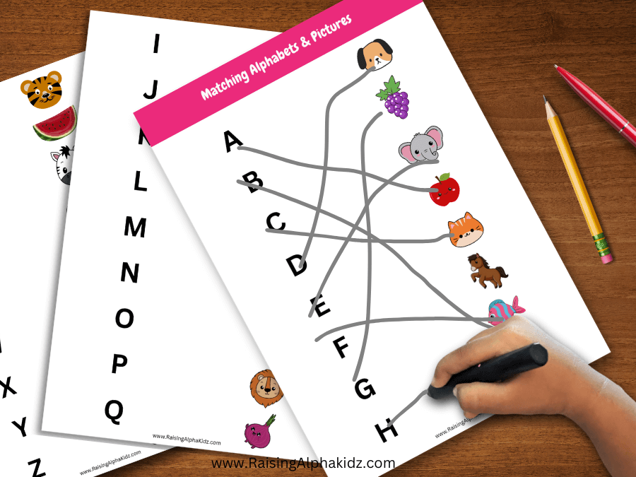 Alphabets Matching Worksheets