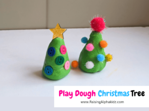 How to Make a Playdough Christmas Tree