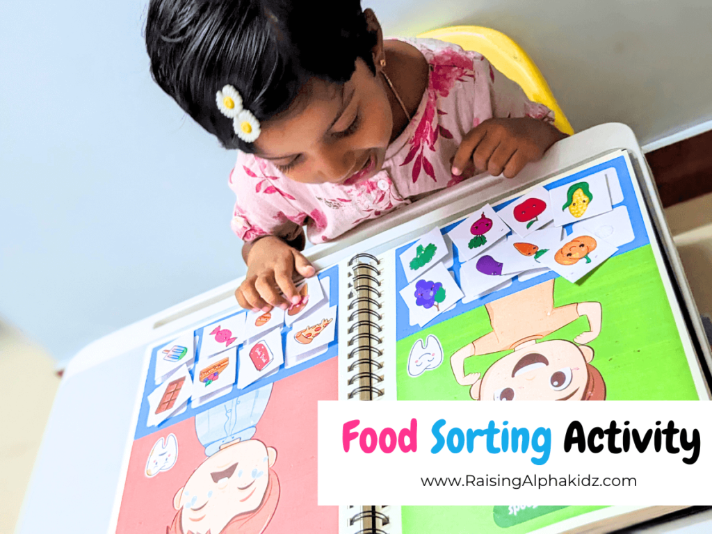 Healthy Unhealthy Food Sorting Activity