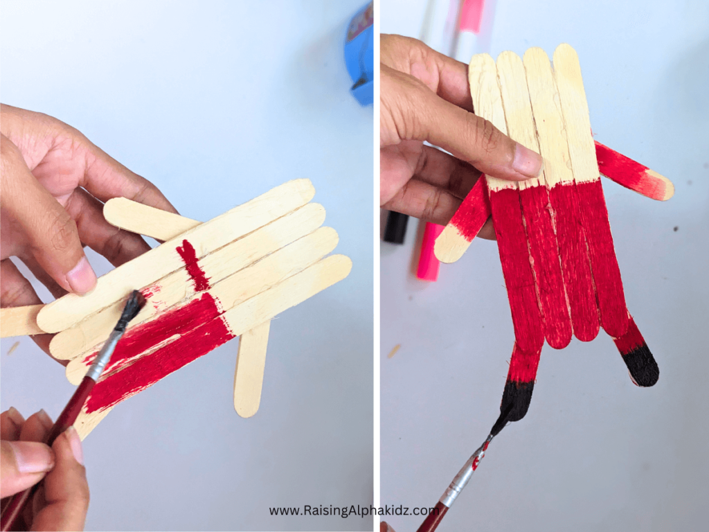 Popsicle Stick Santa Claus Craft