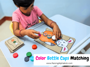 Bottle Caps Activity For Kids