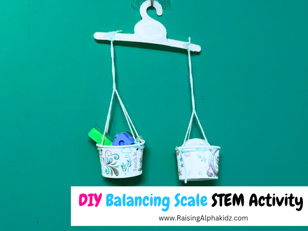 DIY Balance Scale STEM Activity for Kids