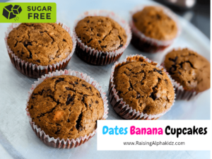 Dates Banana Cupcakes Recipe