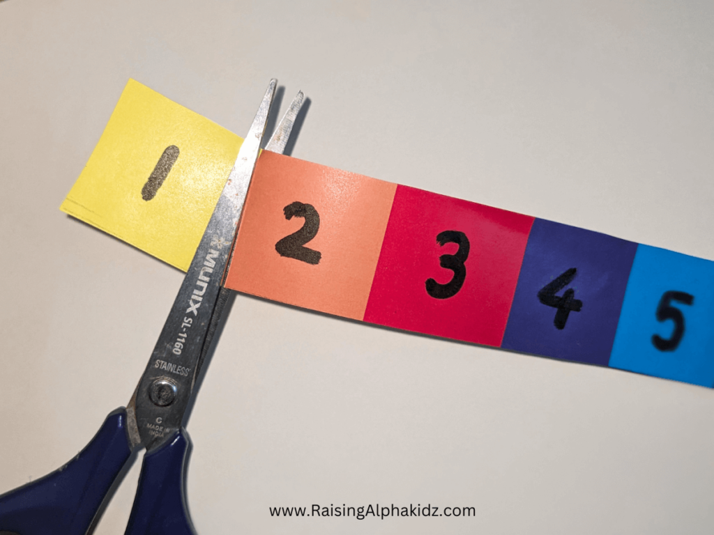 Number Color Coding Activity for Kindergarteners