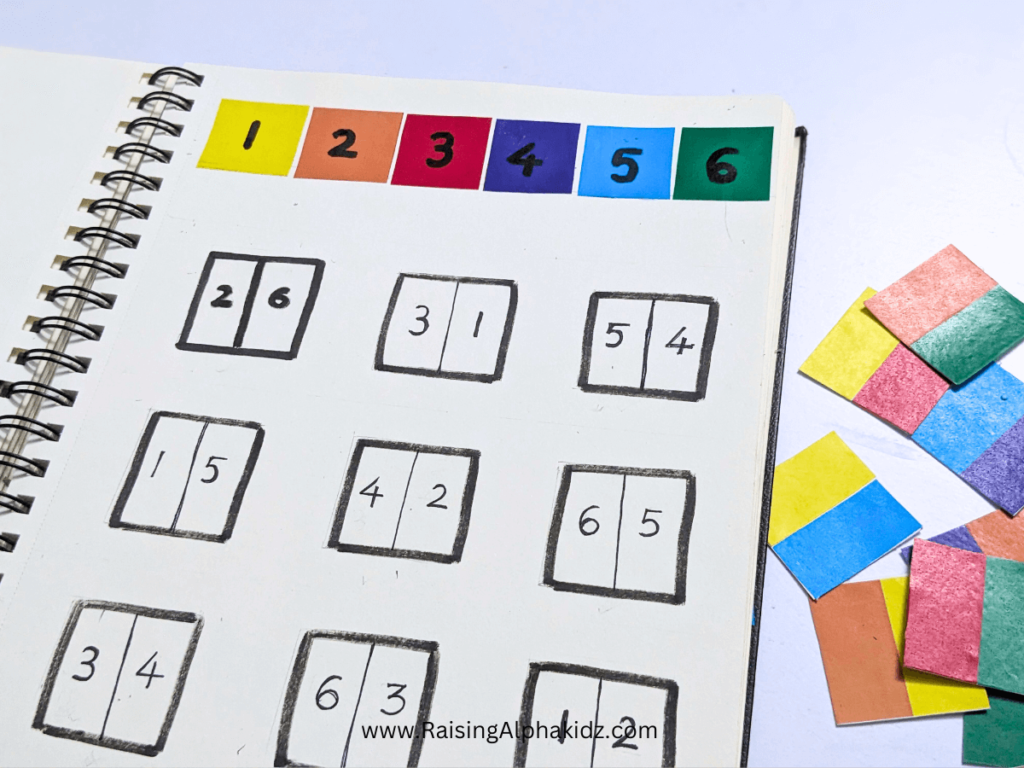 Number Color Coding Activity for Kindergarteners