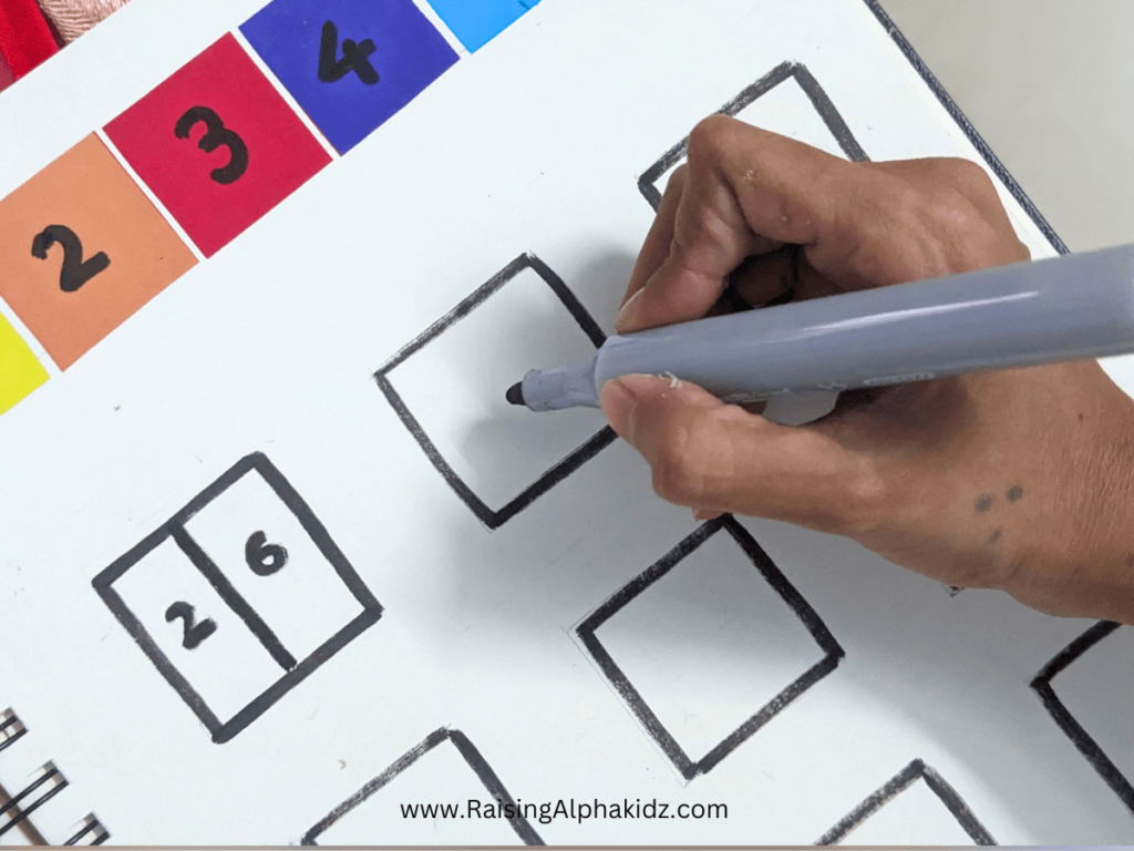 Number Color Coding Activity for Kindergarteners