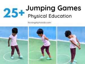 no-equipment jumping games for kindergarten pe