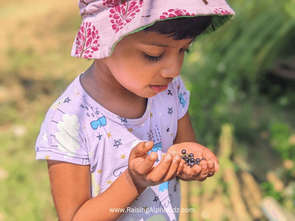 Foraging with kids