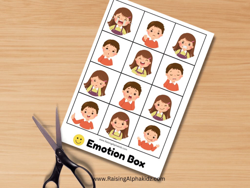 Emotions Charades Free Printable