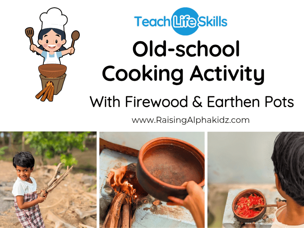 Firewood Cooking Activity For Kids