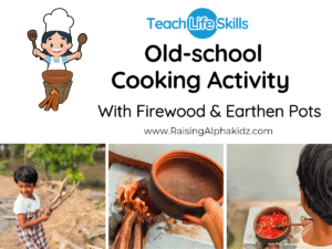 Firewood Cooking Activity For Kids