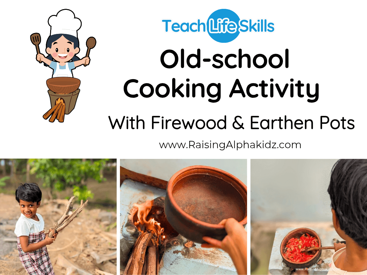 Firewood Cooking Activity For Kids