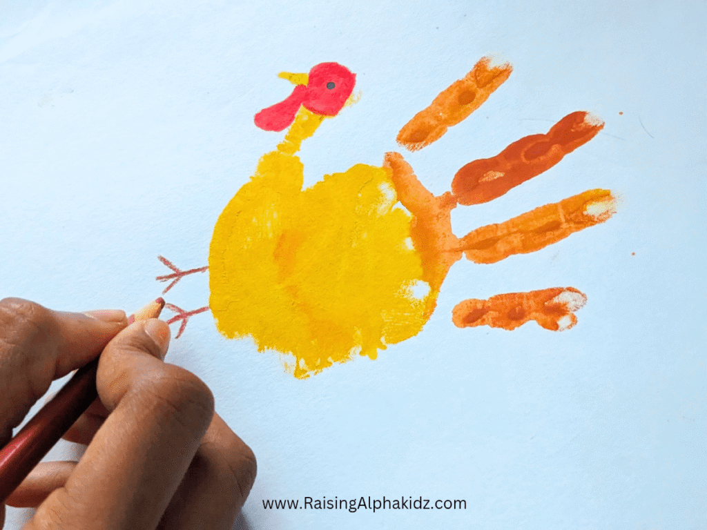 Birds Handprint Art