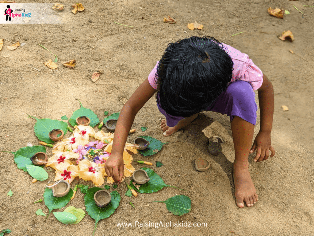 Nature Mandala Art For Kids