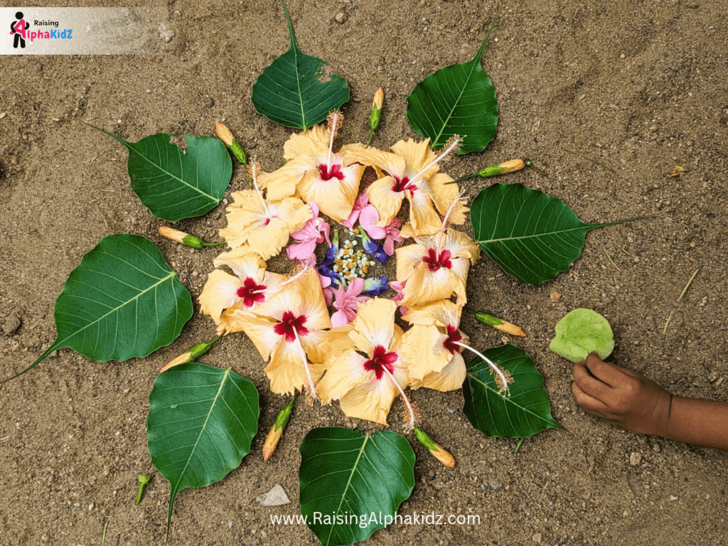 Nature Mandala Art For Kids