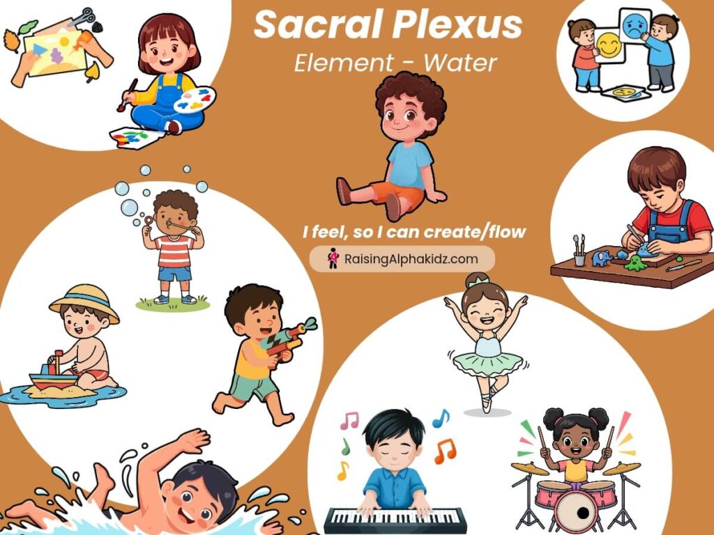 Sacral plexus chakra activities 