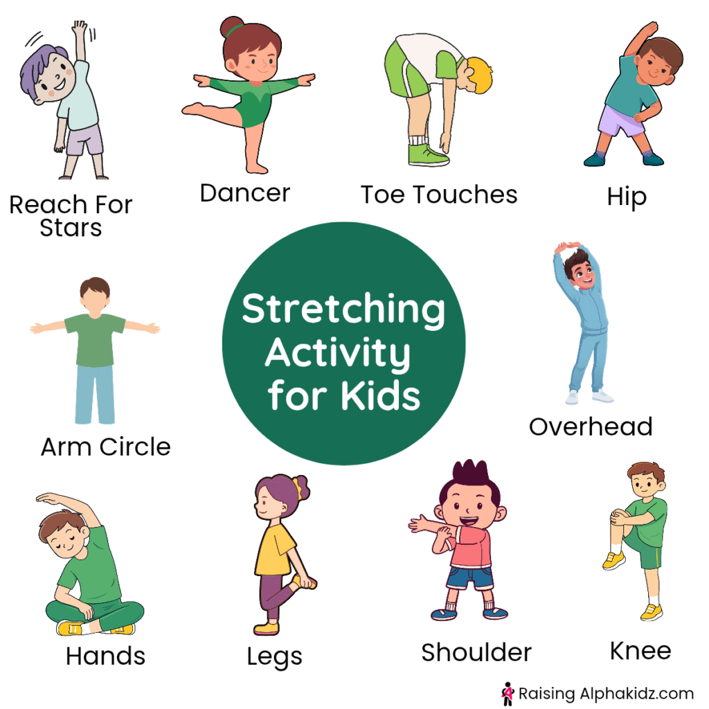 easy stretching exercises for grounding kids