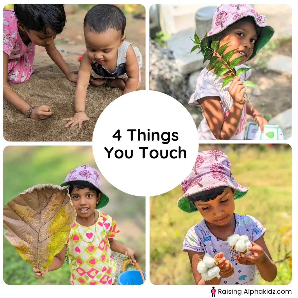 5-4-3-2-1 grounding technique based sensory activities showing 4 things you can feel