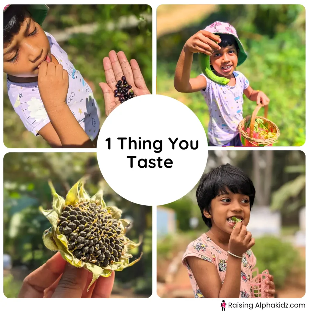 5-4-3-2-1 grounding technique based activities focusing on 1 thing you can taste